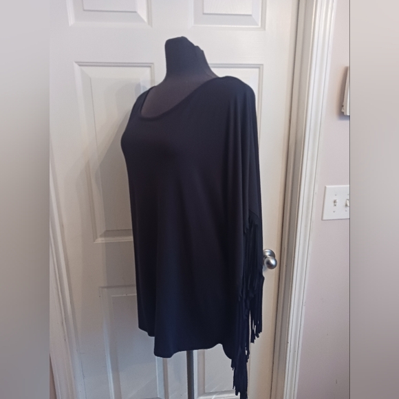 Serena Williams Signature Statement Oversized Blouse with Fringes Size XL - Picture 5 of 7